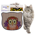 Covoras litiera pentru colectarea granulelor de nisip, Paws & Whiskers, Kdkafa0259, 50% PVC/50% poliester, Multicolor