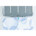 Masa de calcat, Brabantia C, Bubbles, 124x45 cm, 7 pozitii de reglare, cu suport statie de calcat, polipropilena/otel/bumbac