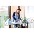 Masa de calcat, Brabantia C, Bubbles, 124x45 cm, 7 pozitii de reglare, cu suport statie de calcat, polipropilena/otel/bumbac