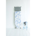 Masa de calcat, Brabantia C, Bubbles, 124x45 cm, 7 pozitii de reglare, cu suport statie de calcat, polipropilena/otel/bumbac