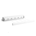 Uscator de rufe retractabil cu montare pe perete, Brabantia, Pull-out White, 22 m capacitate de uscare, polipropilena/otel, alb