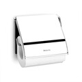 Suport hartie igienica, Brabantia, ReNew, 13.2x1.7x12.3 cm, otel, argintiu