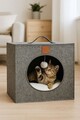Pat pentru animale de companie, Paws & Whiskers, Kitty, Material exterior: 100% poliester, Gri