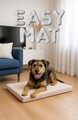 Pat pentru animale de companie, Paws & Whiskers, Easy Mat 80 x 100, Material exterior: 100% poliester, Bej