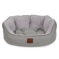 Pat pentru animale de companie, Paws & Whiskers, Coco S, Material exterior: 100% poliester, Gri