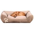 Pat pentru animale de companie, Paws & Whiskers, Lucy Dog & Cat S, Material exterior: 100% poliester, Maro / Bej