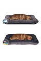 Pat pentru animale de companie, Paws & Whiskers, Sally Dog 55 x 75, Material exterior: 100% poliester, Antracit
