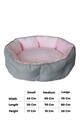 Pat pentru animale de companie, Paws & Whiskers, Princess M, Material exterior: 100% poliester, Roz