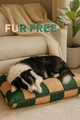 Pat pentru animale de companie, Paws & Whiskers, Fur Free 64 x 88, Material exterior: 100% poliester, Verde / Bej