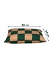 Pat pentru animale de companie, Paws & Whiskers, Fur Free 64 x 88, Material exterior: 100% poliester, Verde / Bej