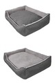 Pat pentru animale de companie, Paws & Whiskers, Zeus 40 x 60, Material exterior: 100% poliester, Gri