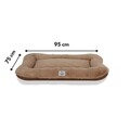 Pat pentru animale de companie, Paws & Whiskers, Sally Dog 75 x 95, Material exterior: 100% poliester, Maro