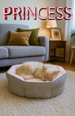 Pat pentru animale de companie, Paws & Whiskers, Princess L, Material exterior: 100% poliester, Roz