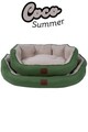 Pat pentru animale de companie, Paws & Whiskers, Coco Summer L, Material exterior: 100% poliester, Verde