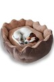 Pat pentru animale de companie, Paws & Whiskers, Elsa Dog L, Material exterior: 100% poliester, Maro