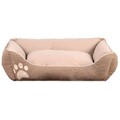 Pat pentru animale de companie, Paws & Whiskers, Lucy Dog & Cat L, Material exterior: 100% poliester, Maro / Bej