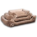 Pat pentru animale de companie, Paws & Whiskers, Lucy Dog & Cat L, Material exterior: 100% poliester, Maro / Bej