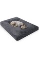Pat pentru animale de companie, Paws & Whiskers, Max Dog 80 x 100, Material exterior: 100% poliester, Antracit