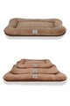 Pat pentru animale de companie, Paws & Whiskers, Sally Dog 95 x 115, Material exterior: 100% poliester, Maro