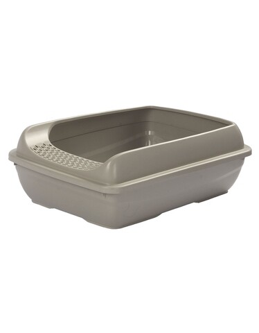 Litiera pentru pisici, Paws & Whiskers, 5098-1, Plastic, Gri