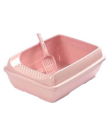 Litiera pentru pisici, Paws & Whiskers, 5098-2, Plastic, Roz