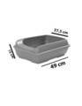 Litiera pentru pisici, Paws & Whiskers, 5098-5, Plastic, Fucsia