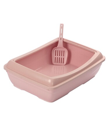 Litiera pentru pisici, Paws & Whiskers, 5091-1, Plastic, Roz