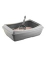 Litiera pentru pisici, Paws & Whiskers, 5091-5, Plastic, Gri