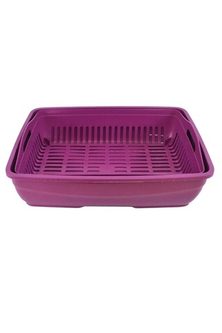 Litiera pentru pisici, Paws & Whiskers, 5088-03-3, Plastic, Fucsia