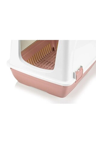 Litiera pentru pisici, Paws & Whiskers, 5088-03-4, Plastic, Roz