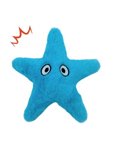 Jucărie pentru câini, Paws & Whiskers, Havhav 1018, 100% MATERIAL TEXTIL PLUȘOS, Albastru