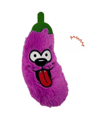 Jucărie pentru câini, Paws & Whiskers, Havhav 1026, 100% MATERIAL TEXTIL PLUȘOS, Mov