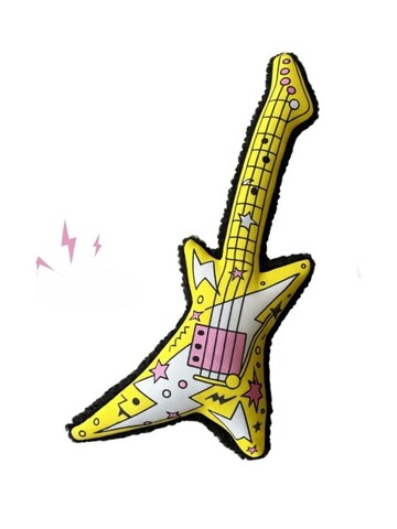 Jucărie pentru câini, Paws & Whiskers, Havhav 1031, MATERIAL TEXTIL PLUȘAT/MATERIAL TEXTIL POLIESTER, Galben/Negru