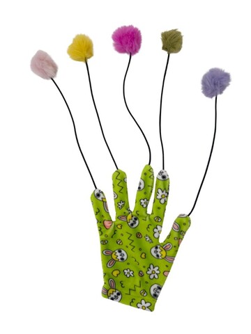 Jucărie pentru pisici, Paws & Whiskers, Miyav 1002, ȚESĂTURĂ 100% BUMBAC, Verde