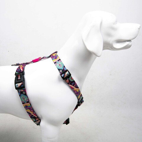 Ham pentru câini, Paws & Whiskers, Paisley, Poliester, Multicolor