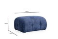 Taburet, Atelier del Sofa, 560ARE2962, Lemn de fag / PAL, Albastru