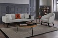 Fotoliu, Atelier del Sofa, 560ARE2917, Lemn de fag / PAL, Gri deschis
