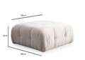 Taburet, Atelier del Sofa, 560ARE4148, Lemn de fag / PAL, Bej