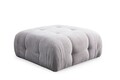 Taburet, Atelier del Sofa, 560ARE4150, Lemn de fag / PAL, Gri deschis