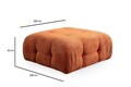 Taburet, Atelier del Sofa, 560ARE4152, Lemn de fag / PAL, Portocaliu