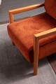 Fotoliu, Atelier del Sofa, 560ARE5271, Cadru: LEMN/PAL, Portocaliu