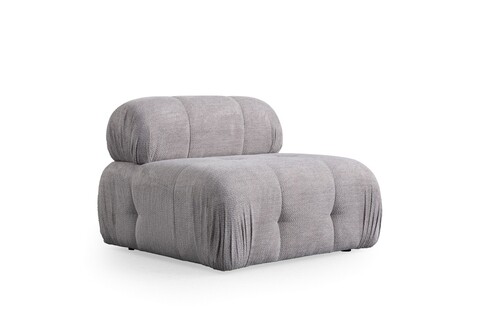 Fotoliu, Atelier del Sofa, 560ARE2953, Lemn de fag / PAL, Gri deschis