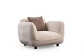 Fotoliu, Atelier del Sofa, 560ARE5256, Cadru: LEMN/PAL, Crem