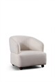 Fotoliu, Atelier del Sofa, 560ARE5235, Cadru: LEMN/PAL, Alb