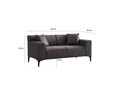 Canapea 2 locuri, Atelier del Sofa, 560ARE5142, Antracit
