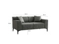 Canapea 2 locuri, Atelier del Sofa, 560ARE5143, Verde