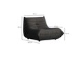 Fotoliu, Atelier del Sofa, 560ARE5228, PAL, Gri inchis