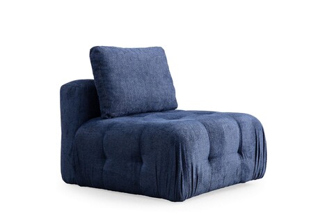 Fotoliu, Atelier del Sofa, 560ARE4133, Lemn de fag / PAL, Albastru navy