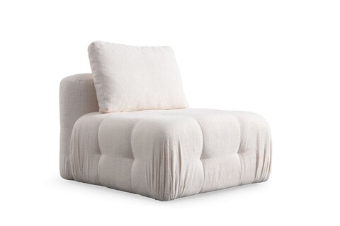 Fotoliu, Atelier del Sofa, 560ARE4147, Lemn de fag / PAL, Alb