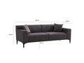 Canapea 3 locuri, Atelier del Sofa, 560ARE5145, Antracit